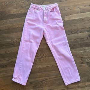Pants Store pink denim jeans Sz sm